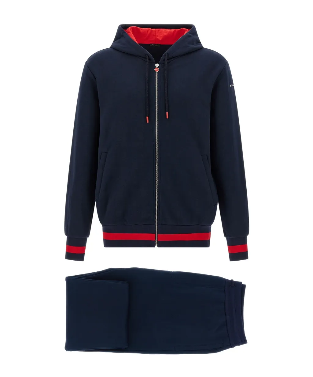 Zip Up Hooded Drawstring Tracksuit
