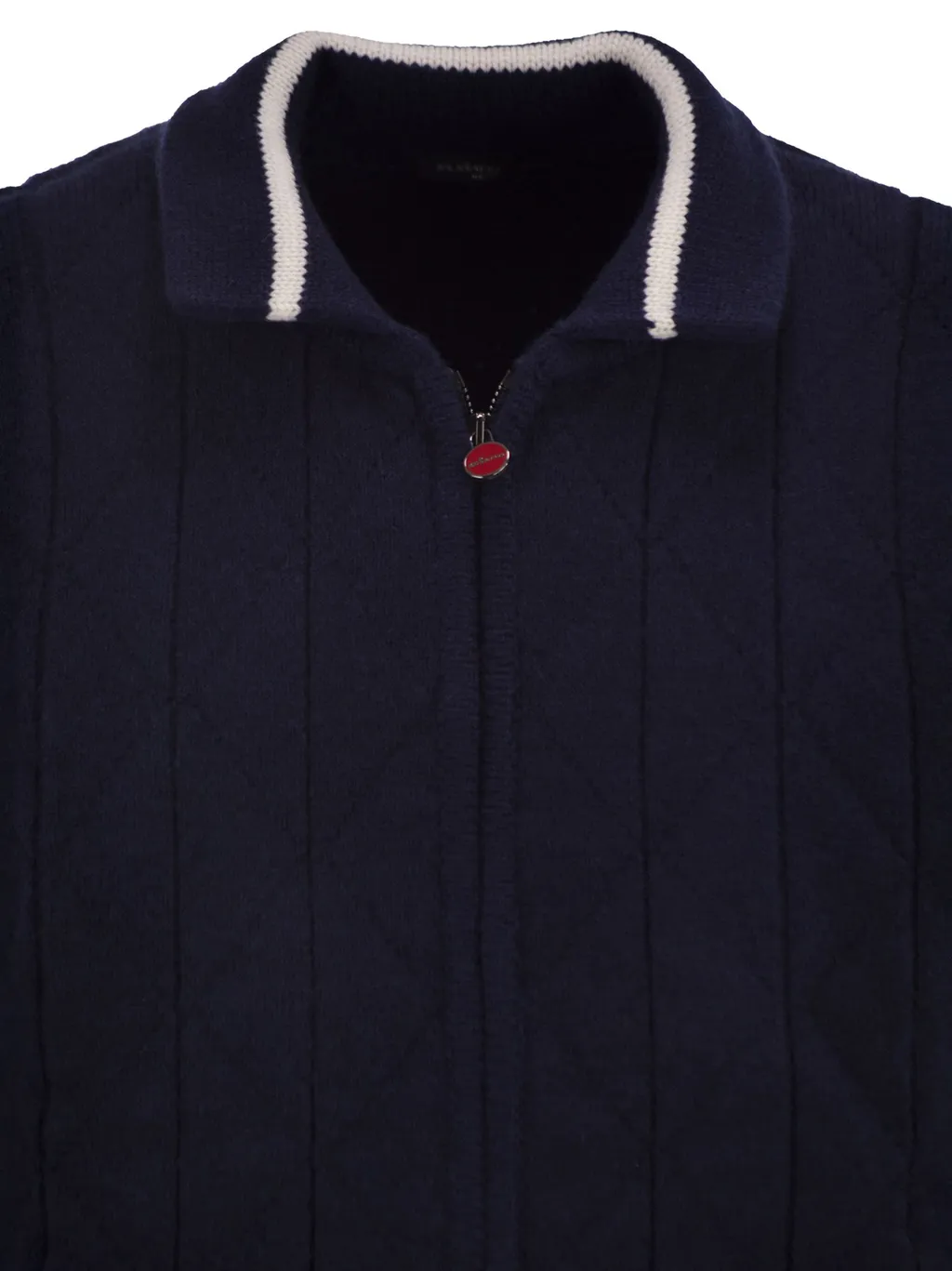Kiton Zip-Up Knitted Bomber Jacket