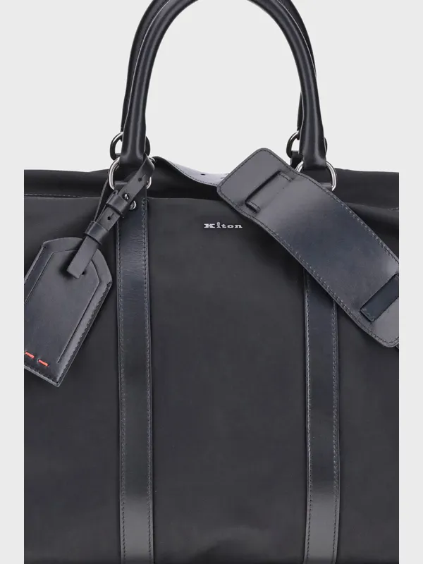 Logo Lettering Double Handle Travel Bag