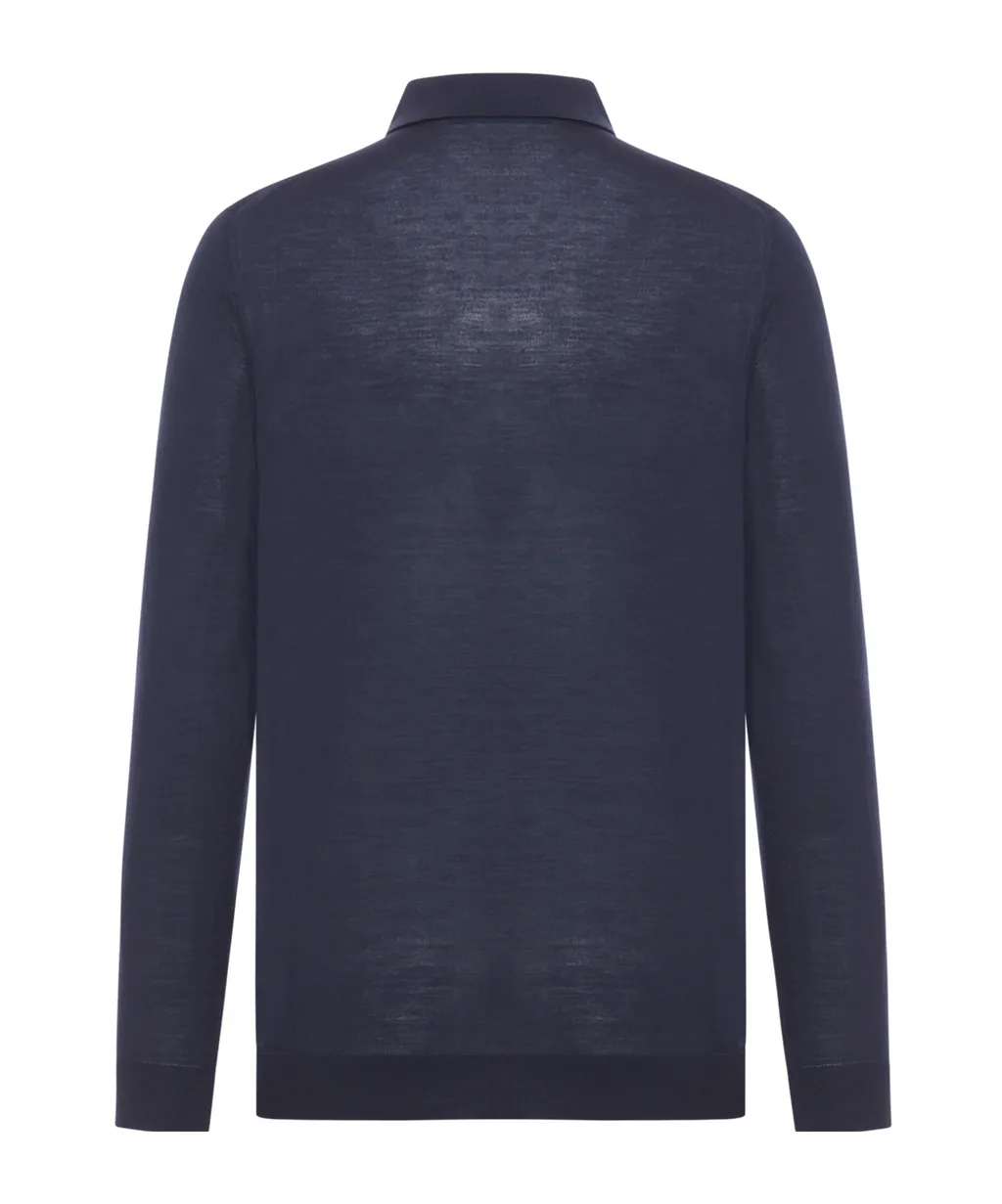 Long-Sleeved Polo Shirt