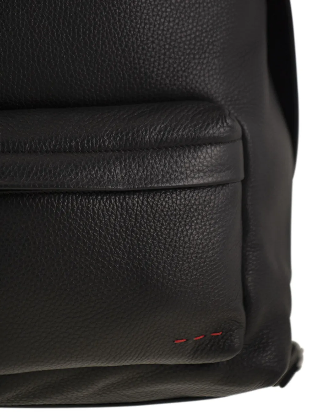 Logo Embossed Zipped Backpack