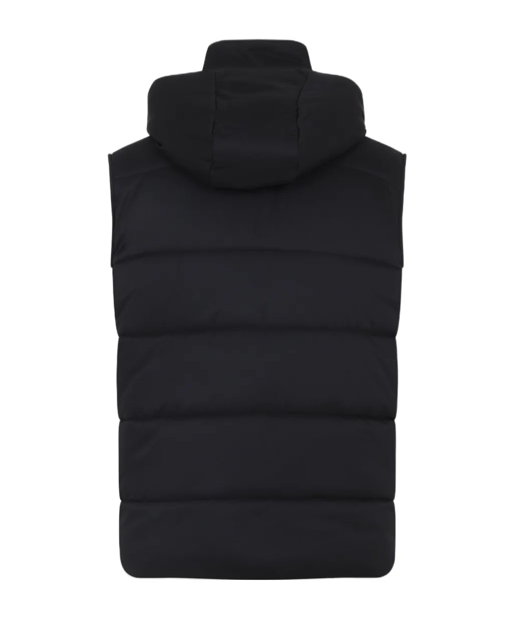 Zip-Up Hooded Padded Vest