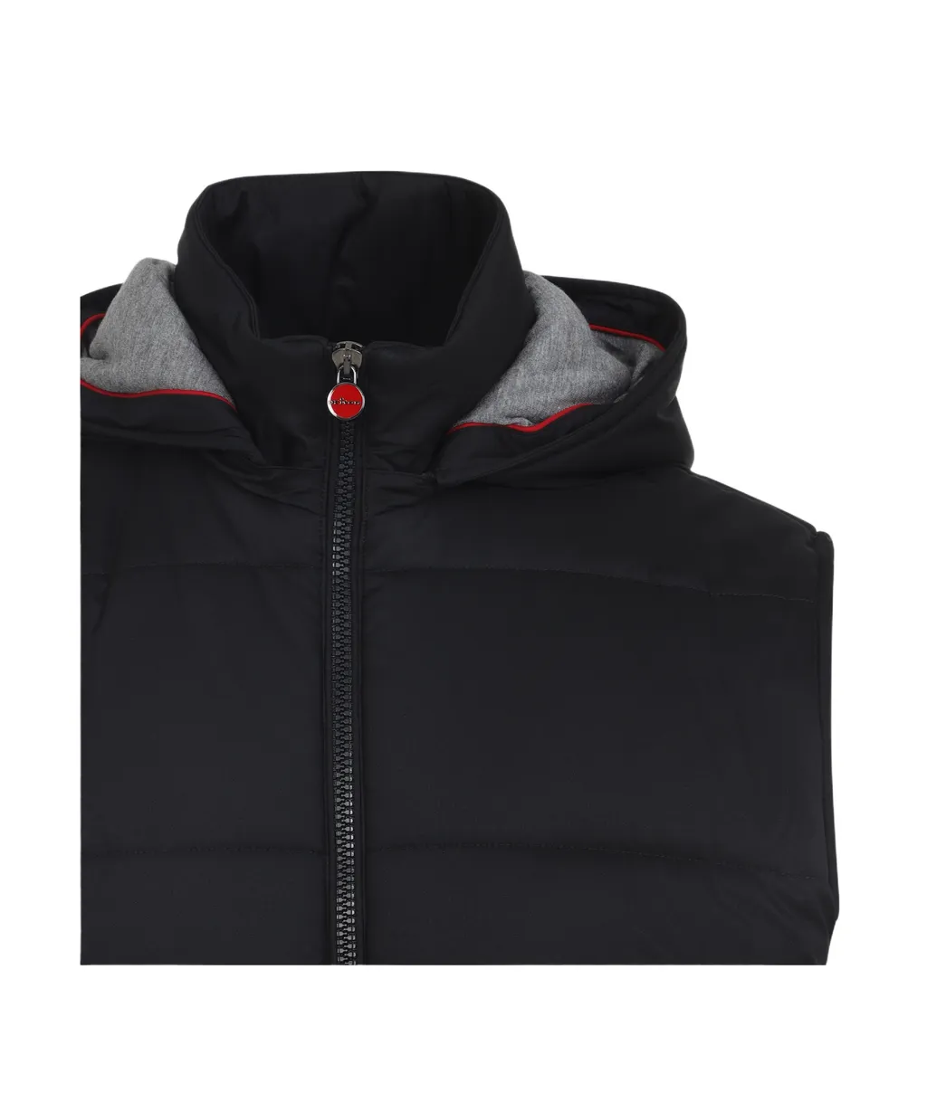Zip-Up Hooded Padded Vest