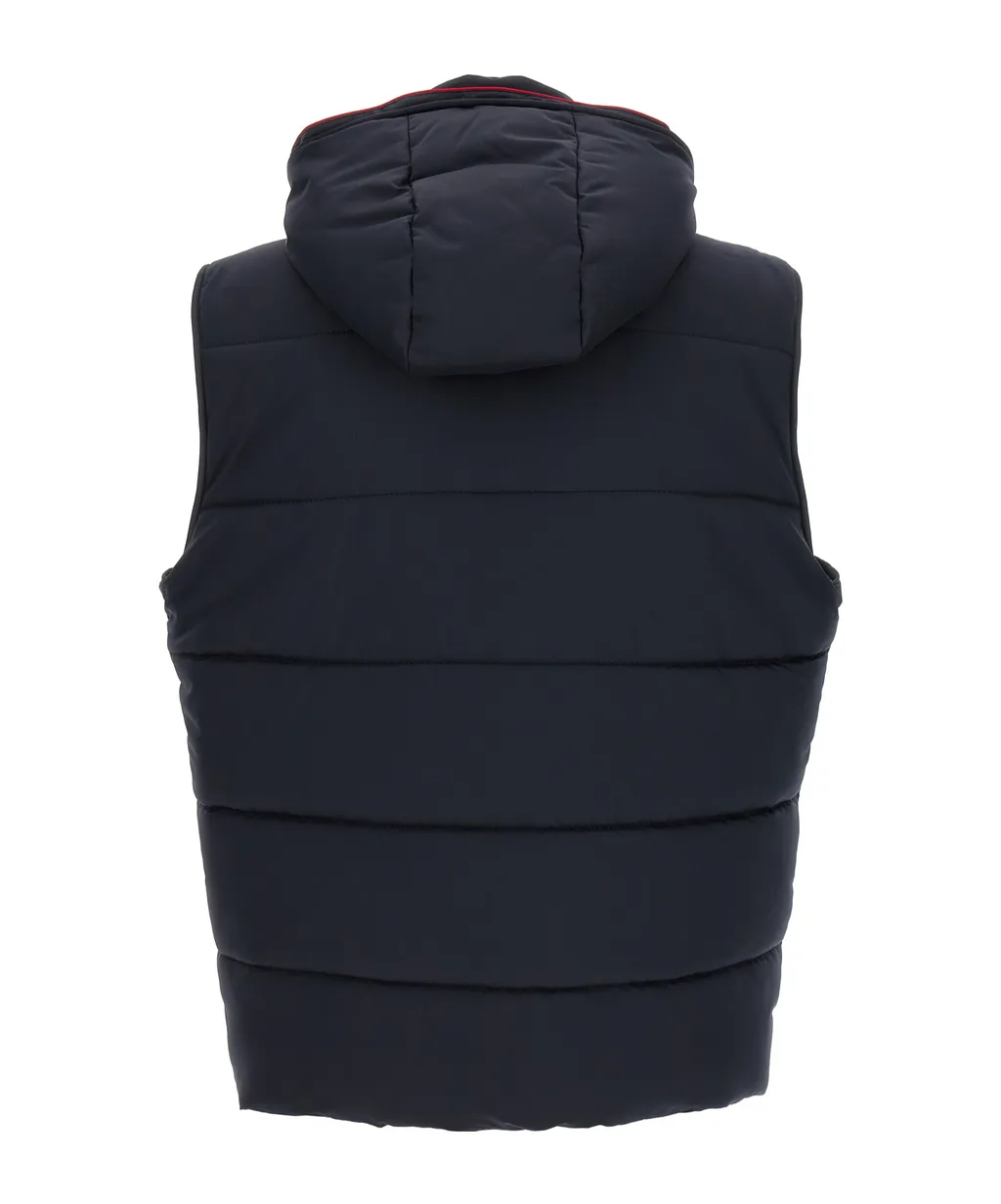 Zip-Up Hooded Vest