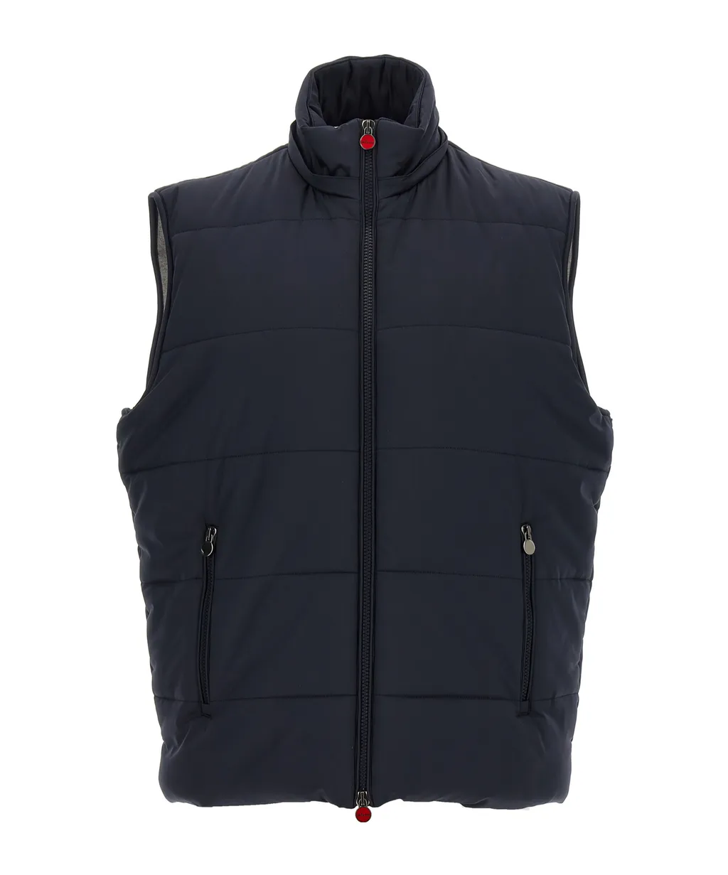 Zip-Up Hooded Vest