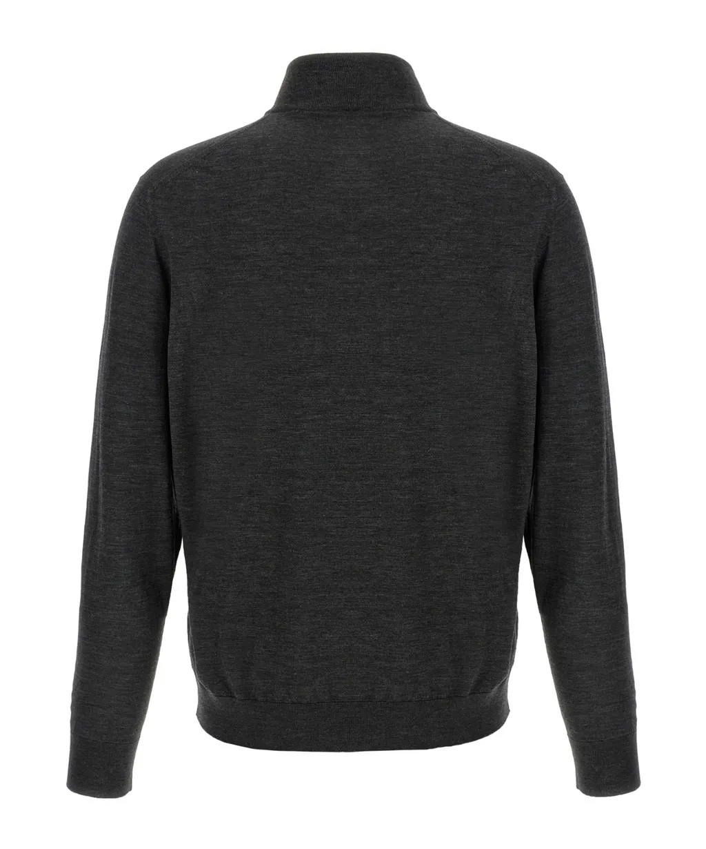 Half Zip Knitted Jumper