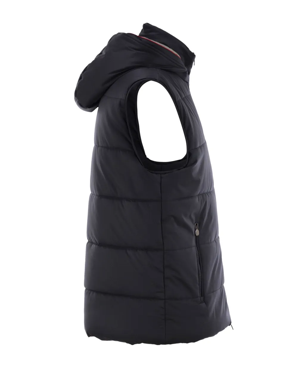 Zip-Up Hooded Vest