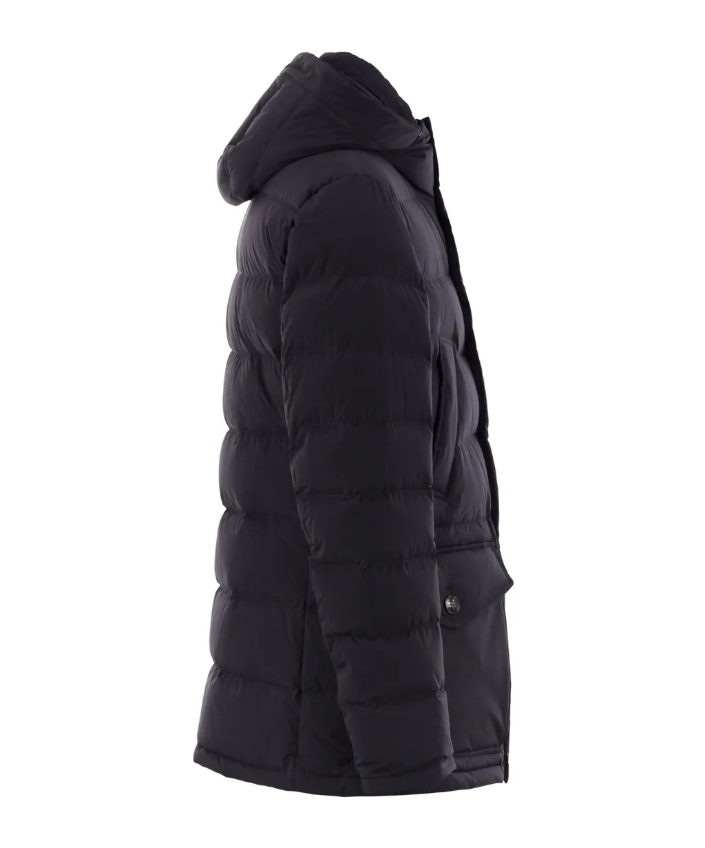 Long Sleeved Hooded Down Jacket
