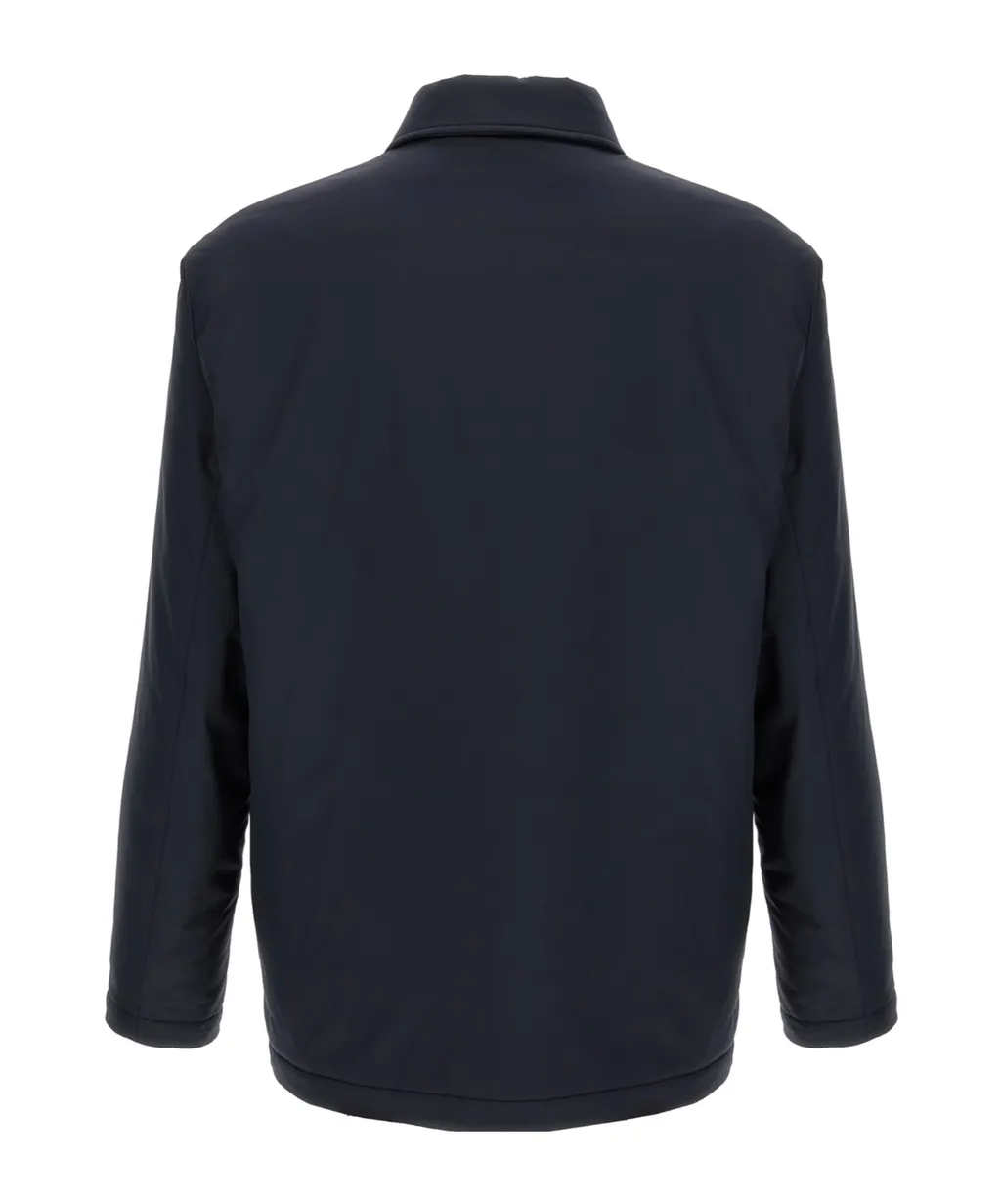 Long-Sleeved Buttoned Down Jacket