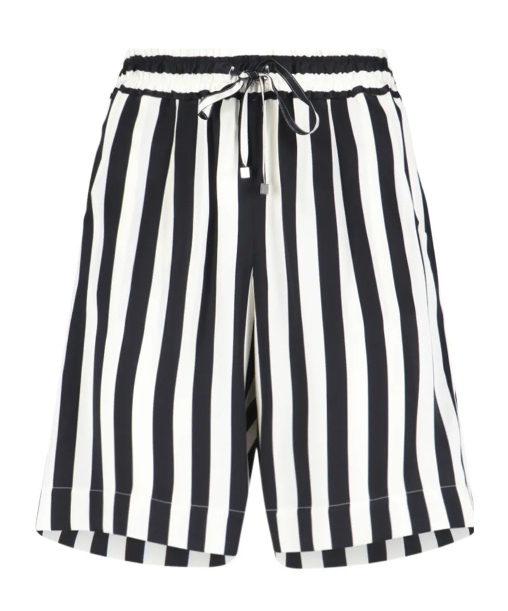 Striped Drawstring Shorts