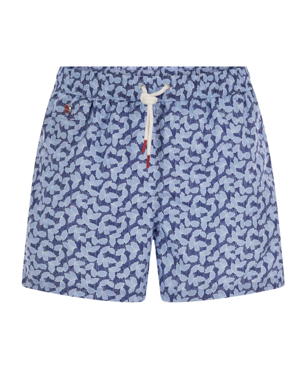 Pattern Beach Swimming Shorts