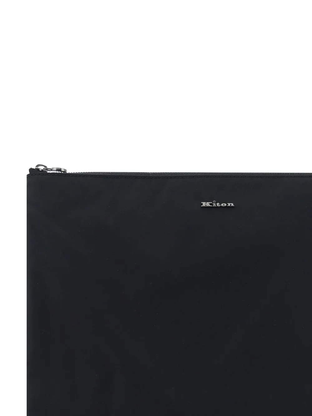 Logo-Plaque Clutch Bag