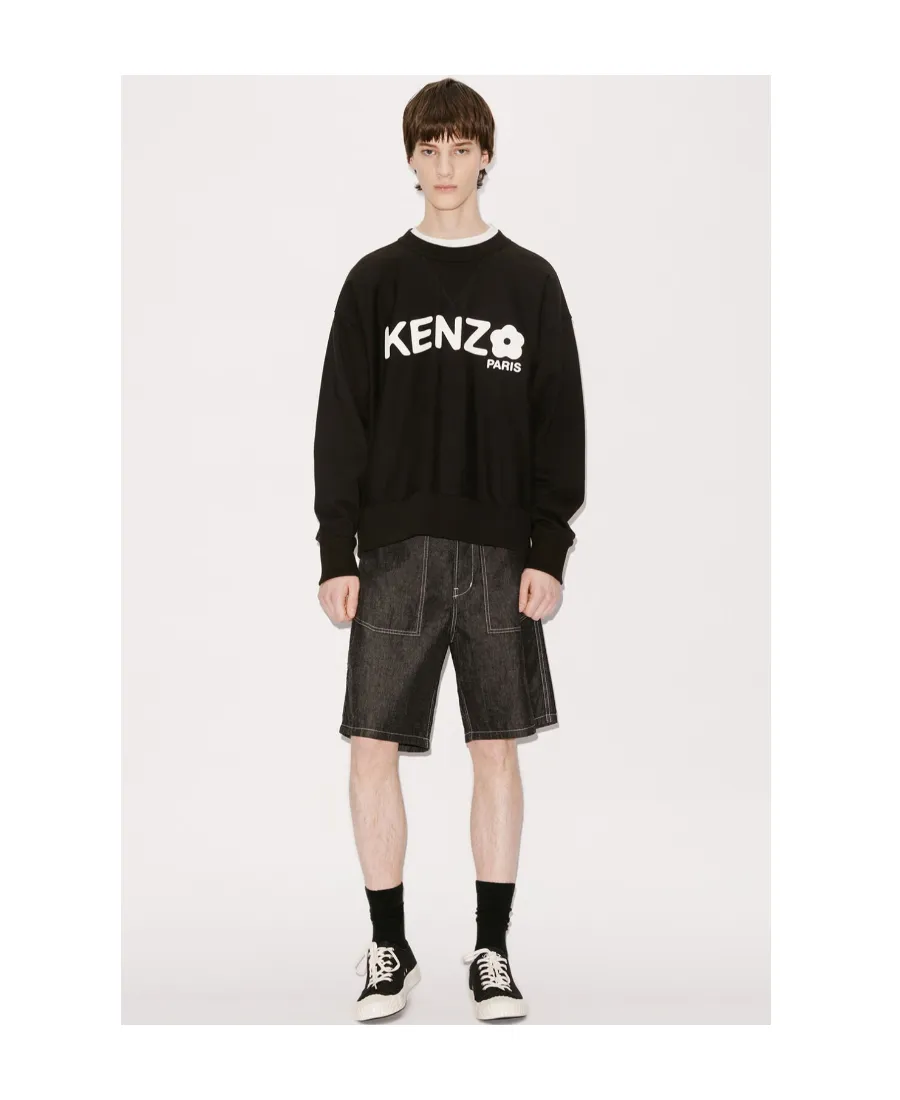 Logo Printed Crewneck Sweatshirt
