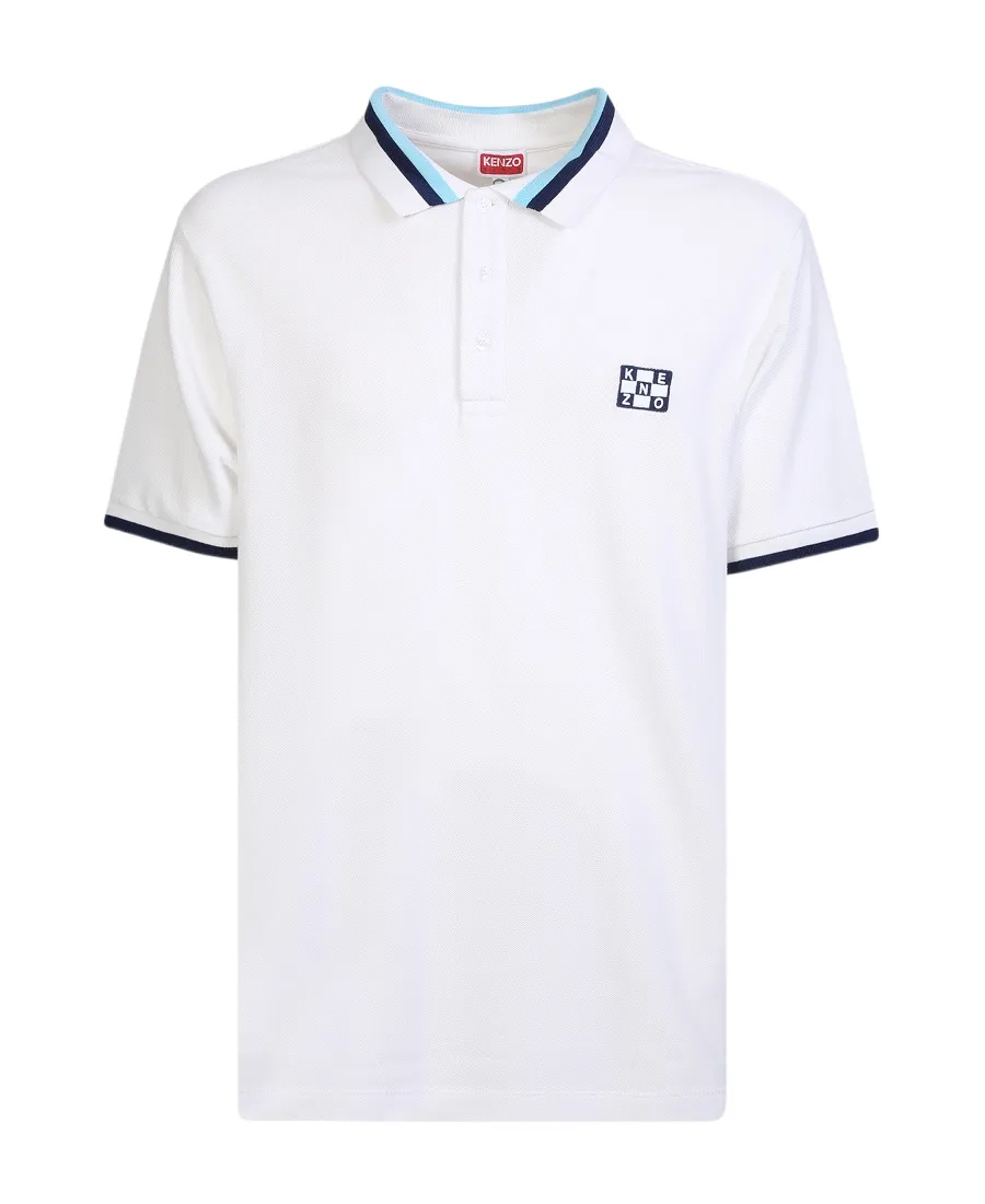 Logo Patch Short-Sleeved Polo Shirt