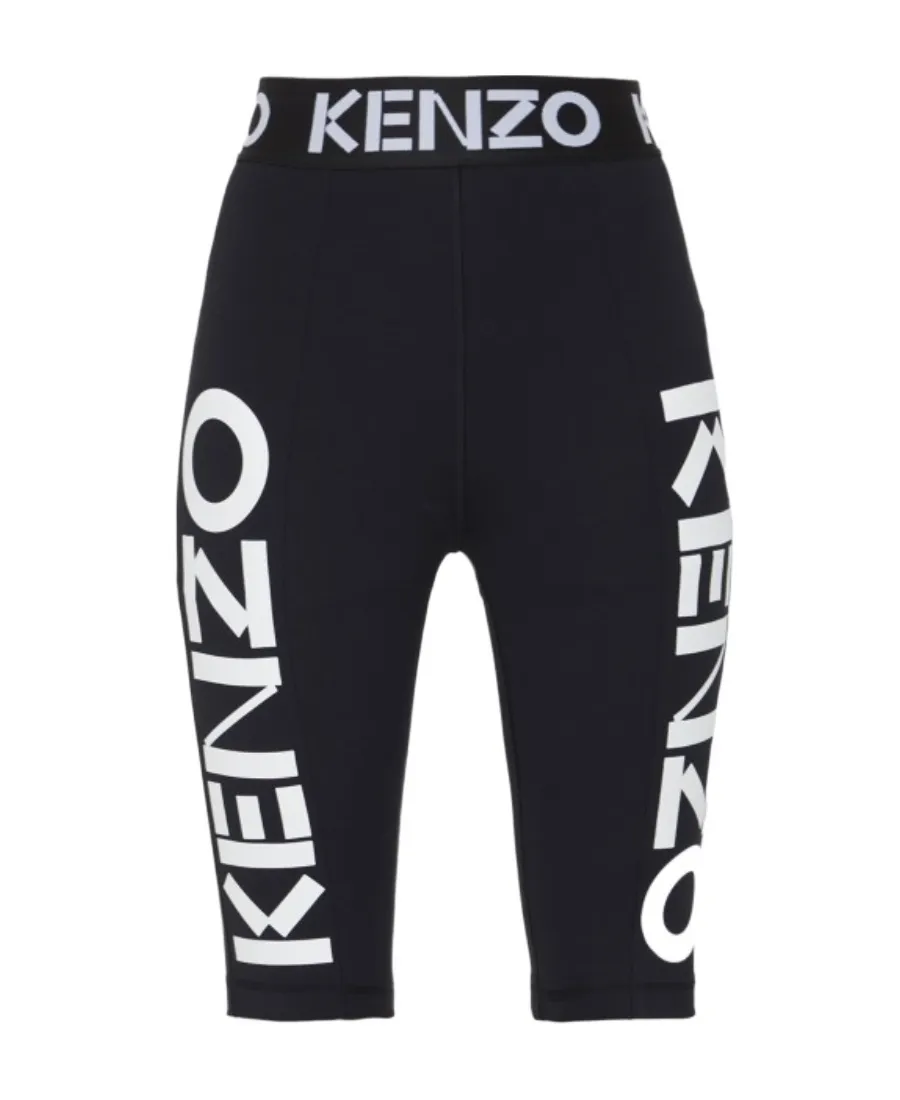Logo Printed Knee-Length Shorts