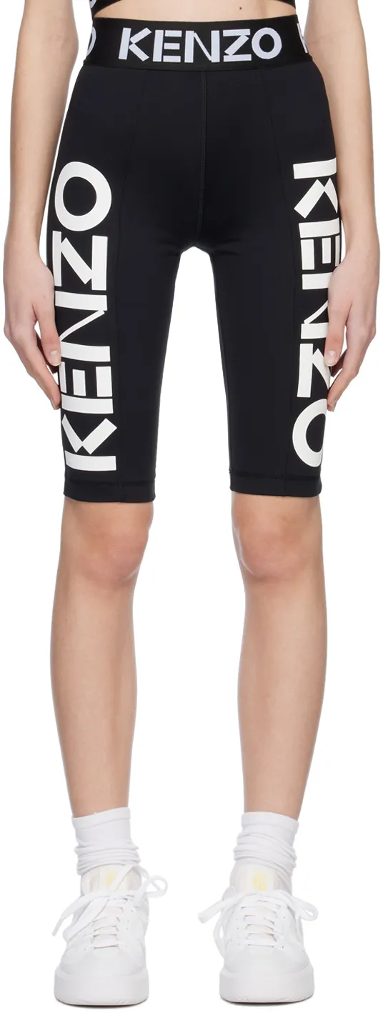 Logo Printed Knee-Length Shorts