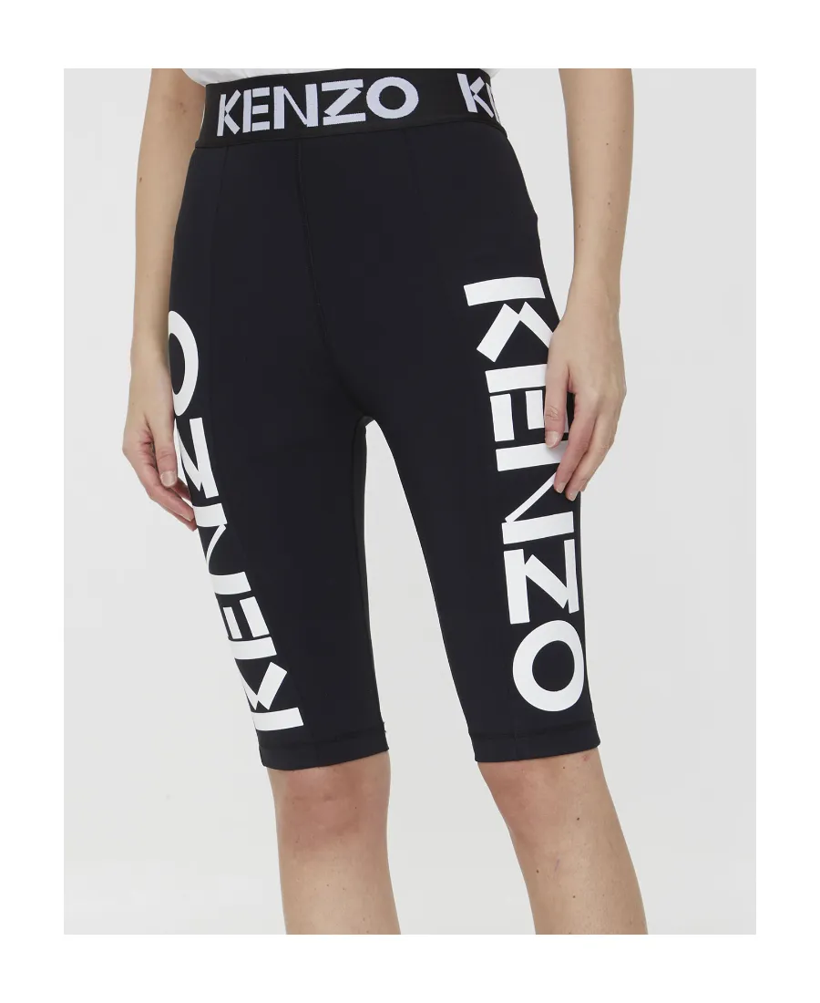 Logo Printed Knee-Length Shorts