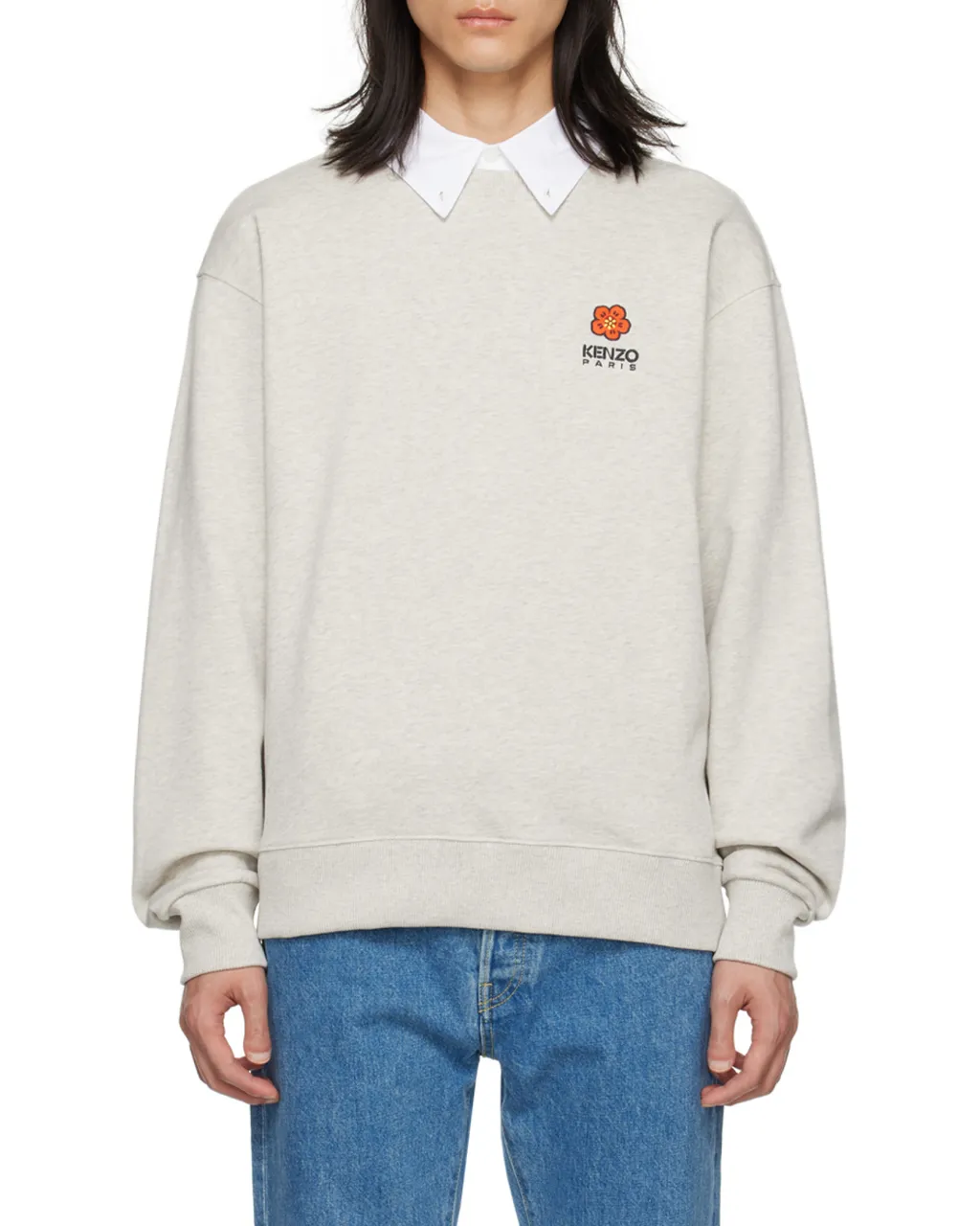 Logo-Embroidered Crewneck Sweatshirt