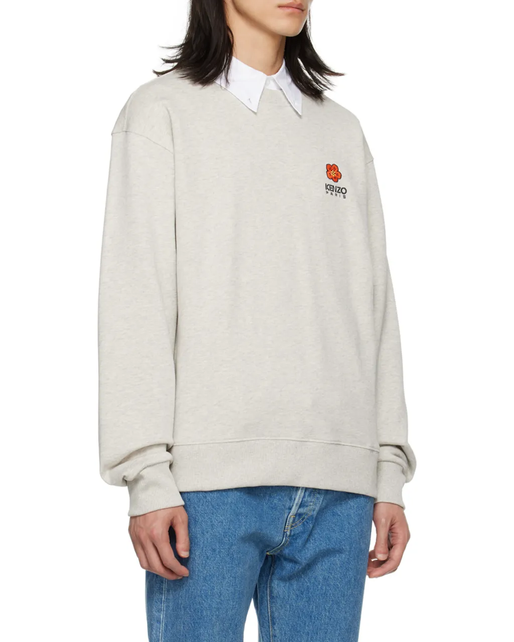 Logo-Embroidered Crewneck Sweatshirt