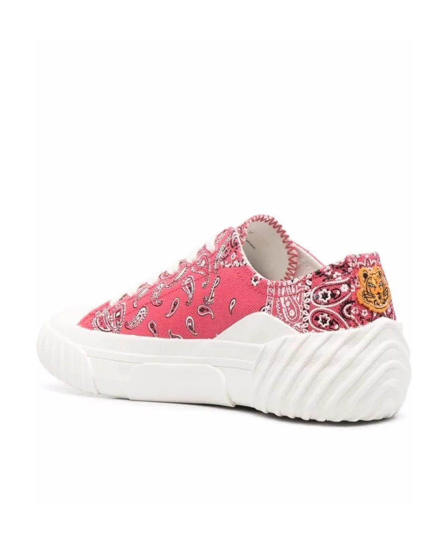 Tiger-Crest Low-Top Sneakers