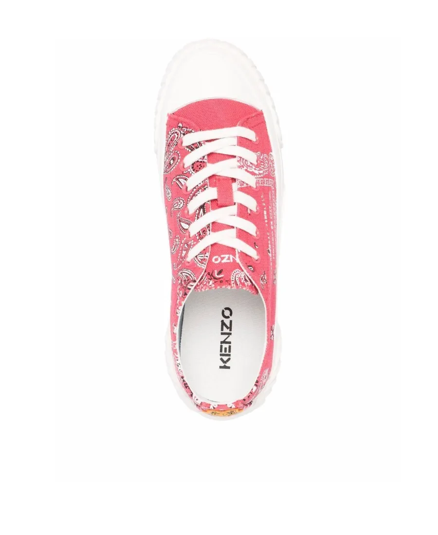 Tiger-Crest Low-Top Sneakers