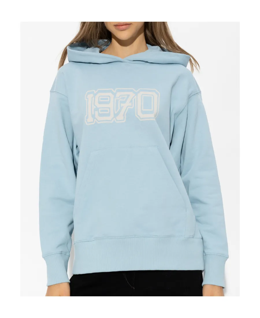 Logo Printed Oversized Hoodie