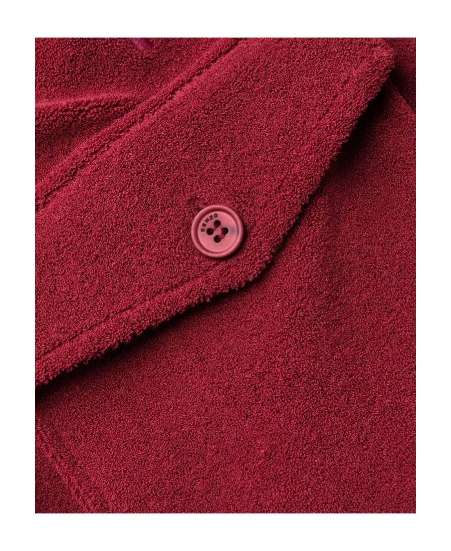 Terry Cloth Wide-Leg Trousers