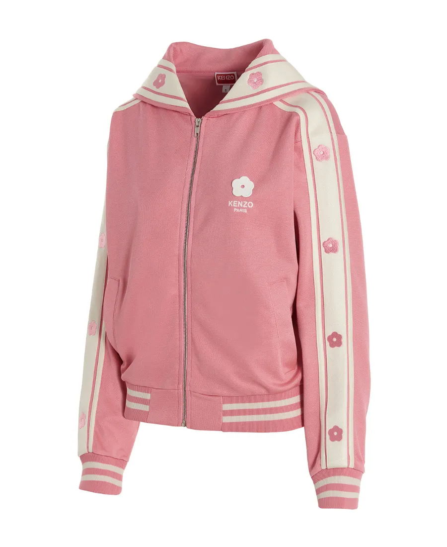 Logo Embroidered Zipped Sweatshirt