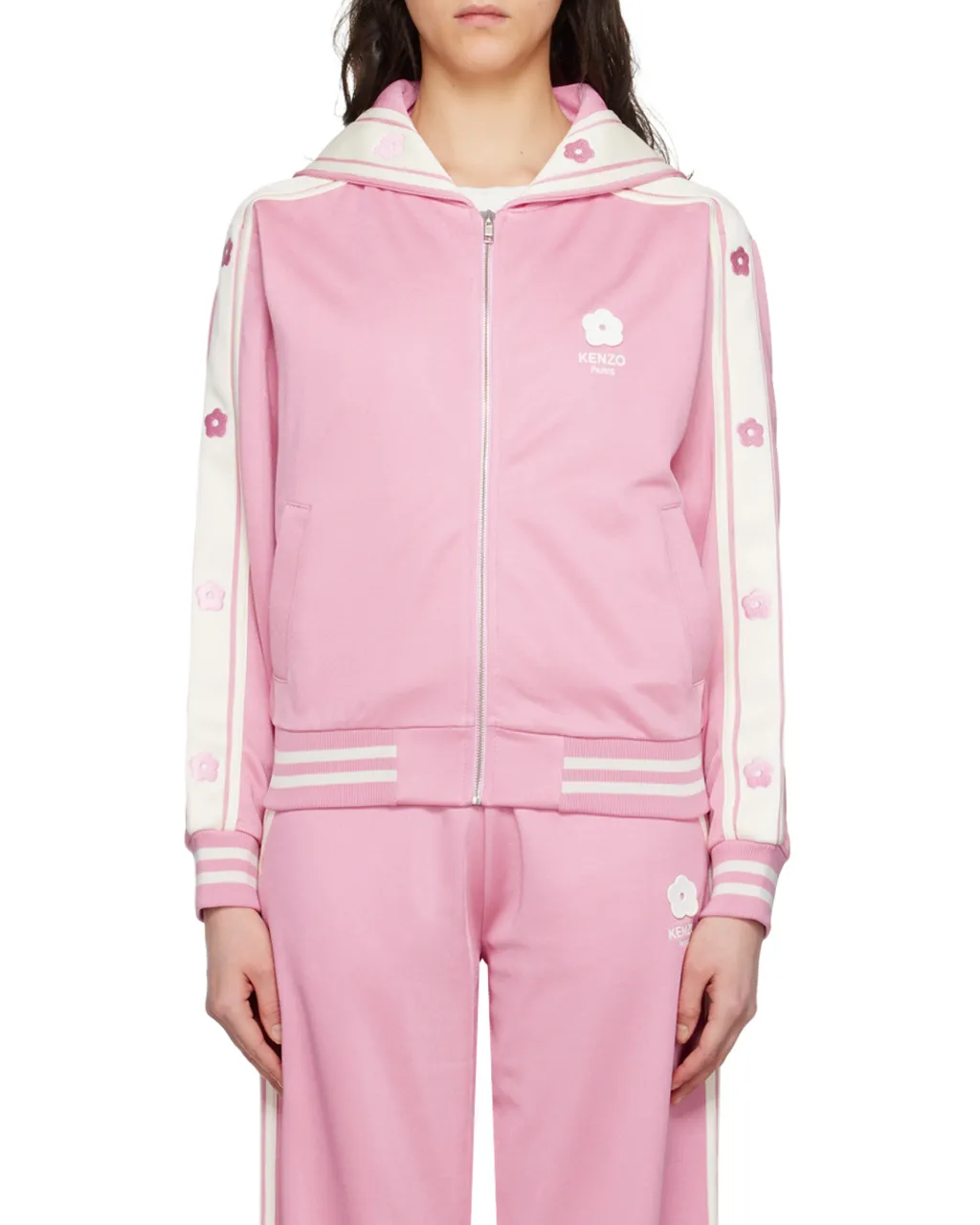 Logo Embroidered Zipped Sweatshirt