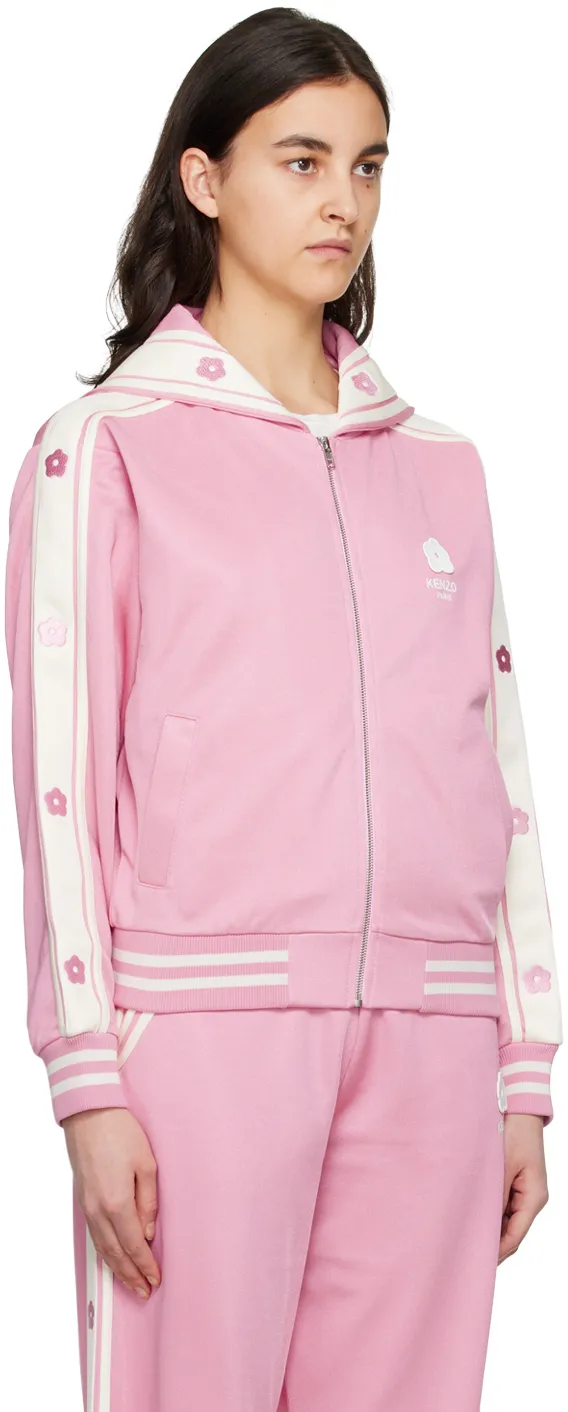 Logo Embroidered Zipped Sweatshirt