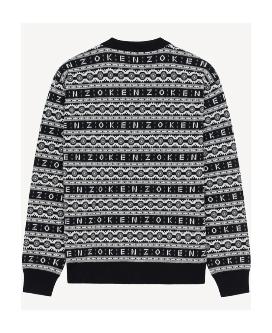 Logo Jacquard Long-Sleeved Jumper