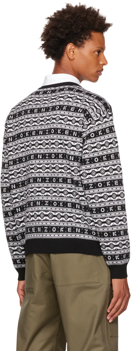 Logo Jacquard Long-Sleeved Jumper