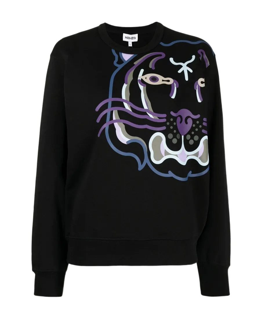 Tiger Print Sweatshirt
