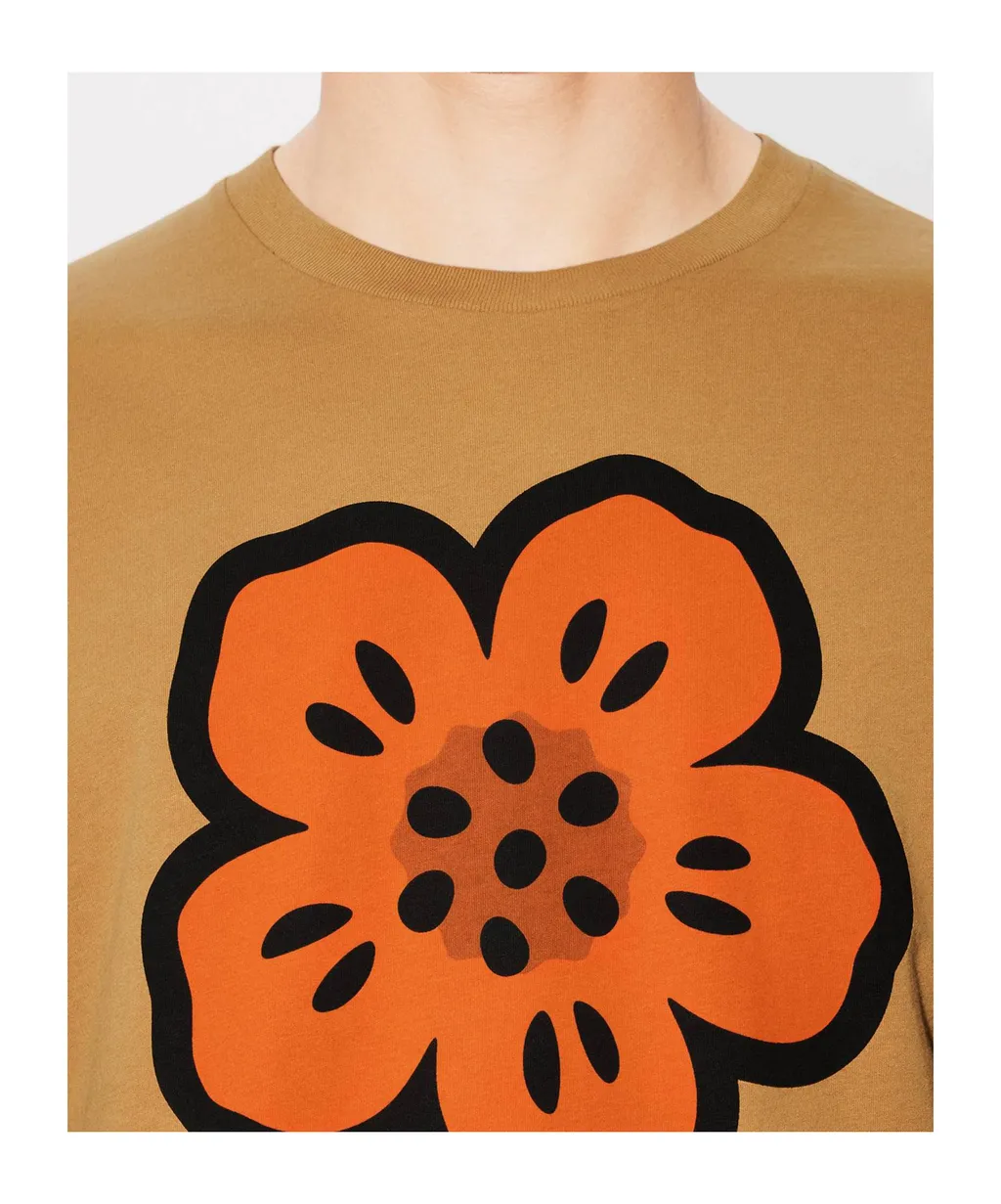 Boke Flower Printed Crewneck T-Shirt
