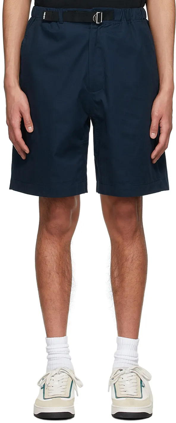Buckle Knee-Length Shorts