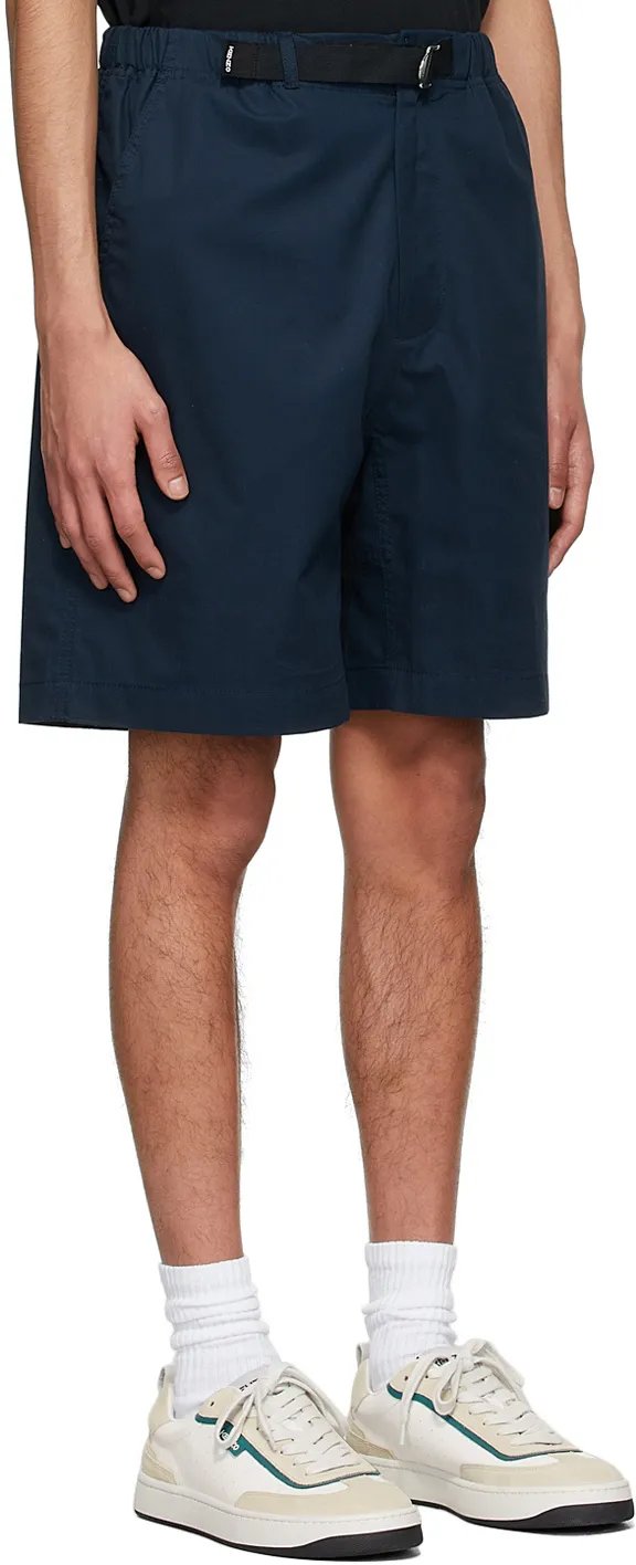 Buckle Knee-Length Shorts