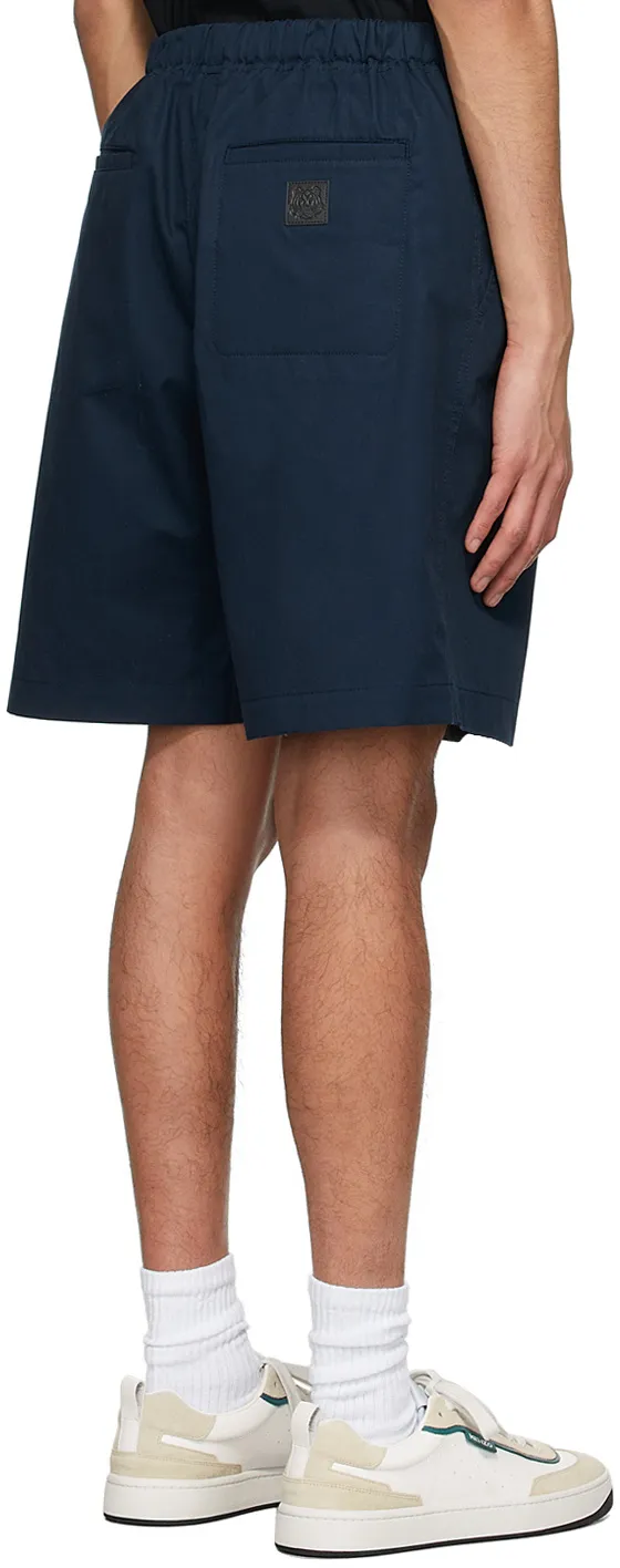 Buckle Knee-Length Shorts