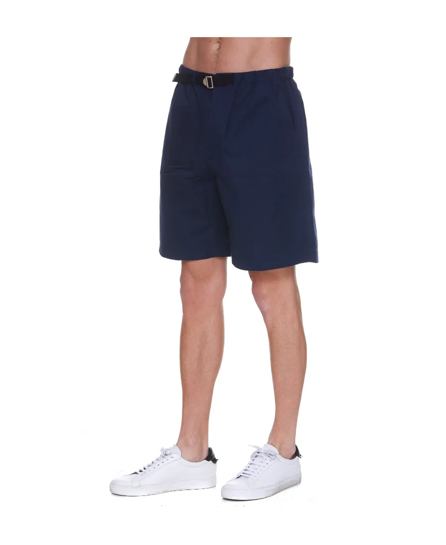 Buckle Knee-Length Shorts