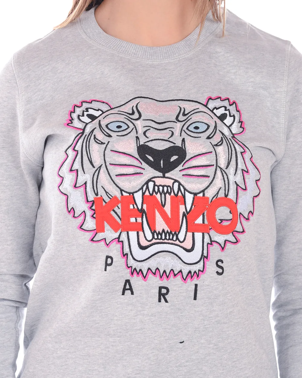 Embroidered Tiger Head Logo Dress