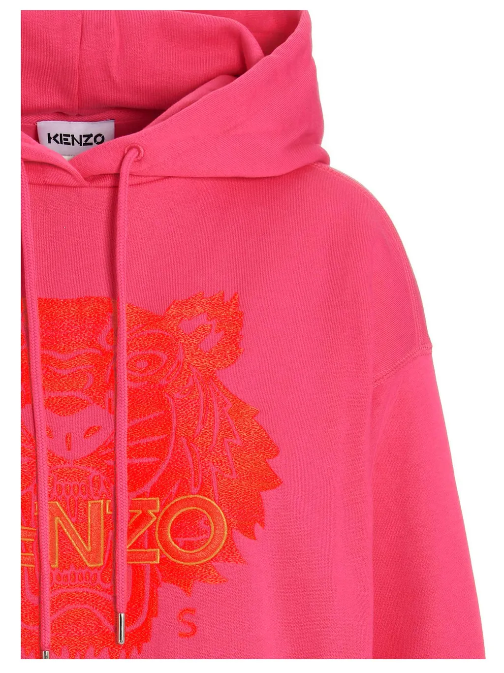Tiger-Logo Hoodie Dress