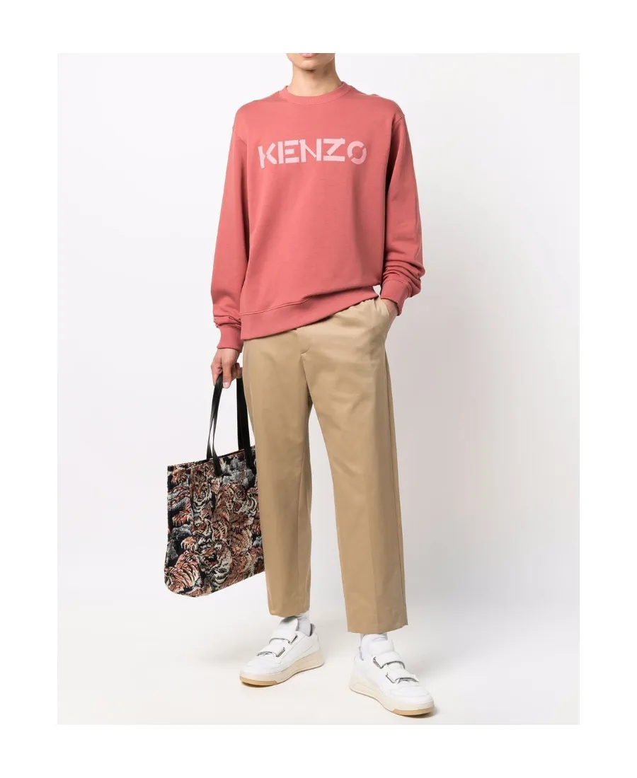 Logo Print Cotton Sweatshirt