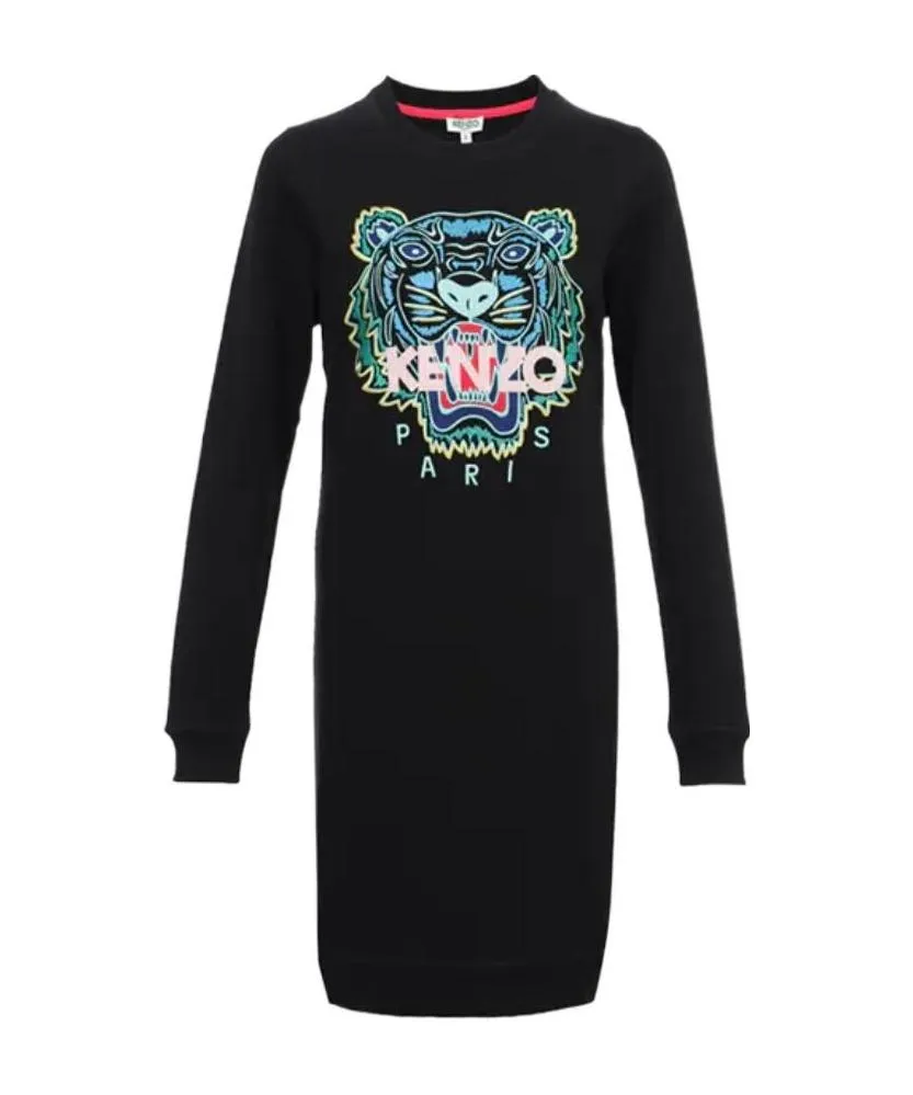 Logo Embroidered Dress