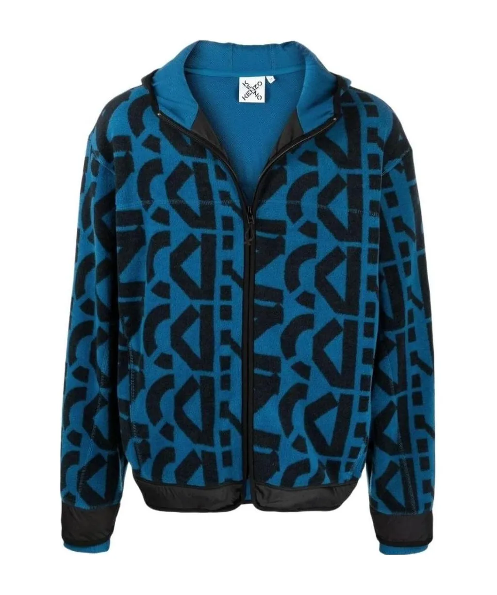 Allover Monogram Zipped Hoodie