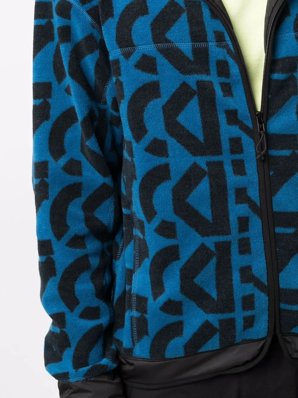 Allover Monogram Zipped Hoodie