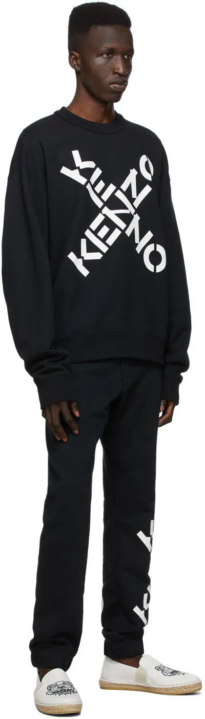 Sport Big X Logo Print Sweatshirt