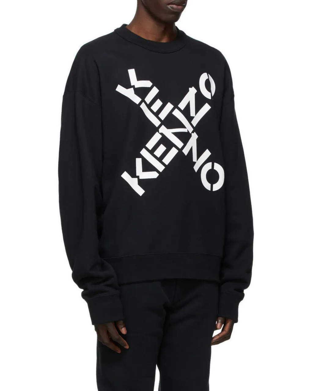 Sport Big X Logo Print Sweatshirt