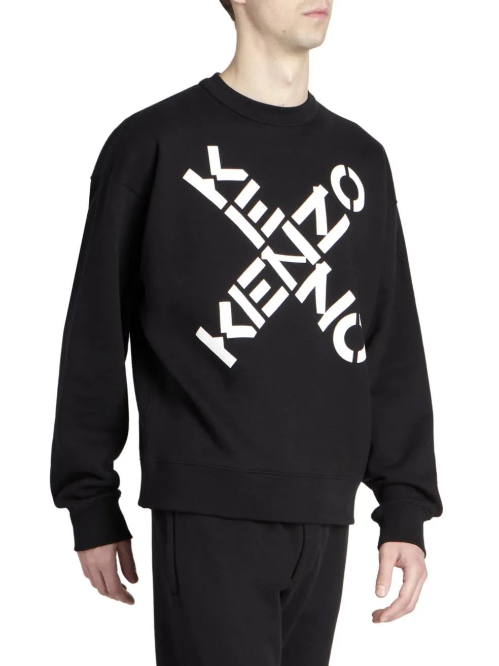 Sport Big X Logo Print Sweatshirt
