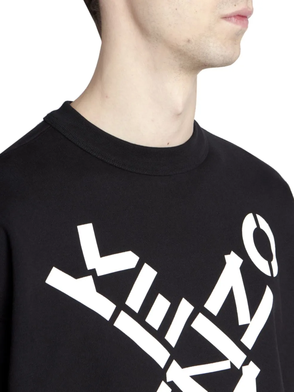 Sport Big X Logo Print Sweatshirt