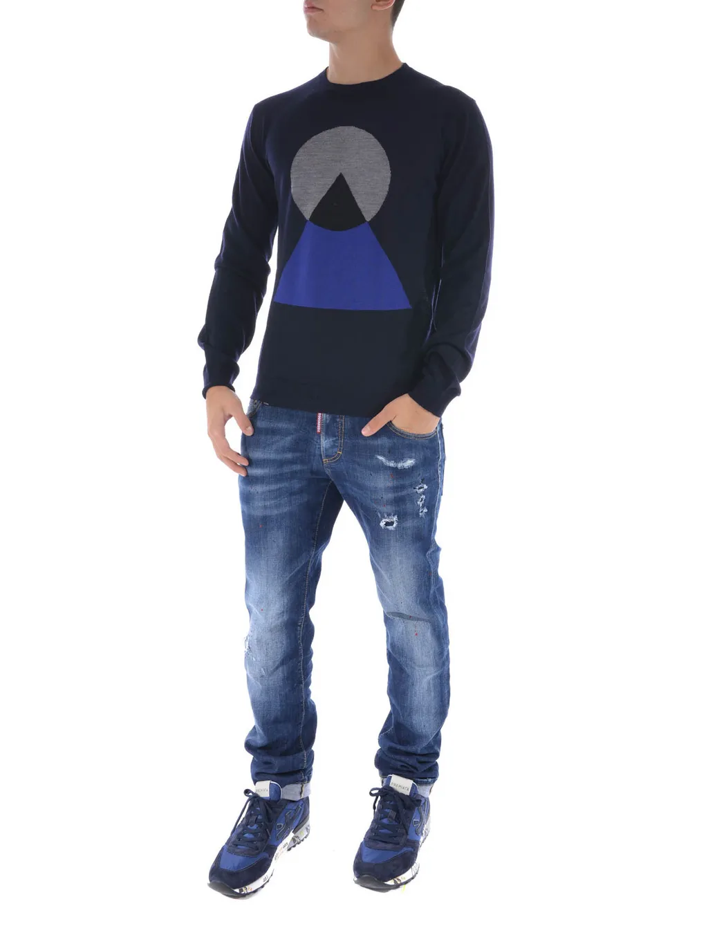 Geometrical Pattern Sweater
