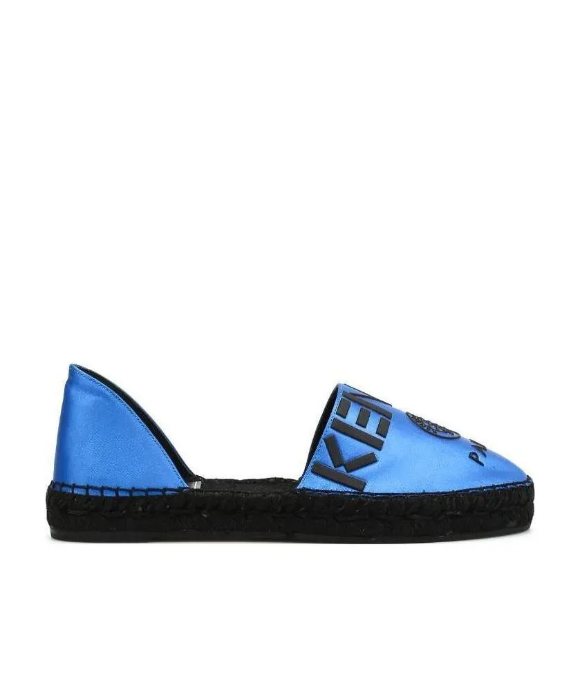 Logo Satin Flats